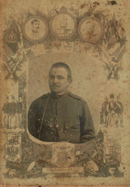 Csapó István I. világháborús katonai képe