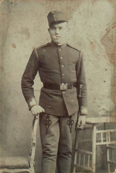 Cseri János I. világháborús katonai képe